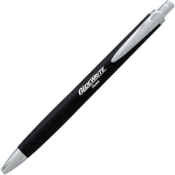 Pentel Glidewrite Executive Ballpoint Pen  (1.0mm) Medium  Black Metal Barrel  Black Ink  Pack of 1 (BX970ABP)