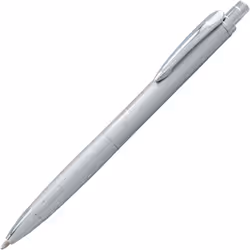 Pentel Glidewrite Executive Ballpoint Pen  (1.0mm) Medium  Silver Metal Barrel  Black Ink  Pack of 1 (BX970ZBP)