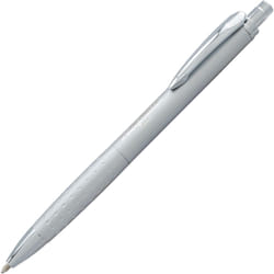 Pentel Glidewrite Executive Ballpoint Pen  (1.0mm) Medium  Silver Metal Barrel  Black Ink  Pack of 1 (BX970ZBP)
