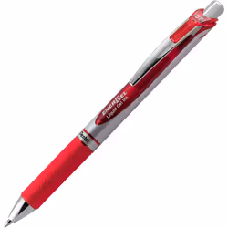 Pentel EnerGel Liquid Gel Ink Pens 0.7 mm - Pack of 5 Red Deluxe RTX E