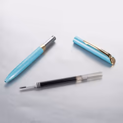 Pentel EnerGel Style Gel Pen with Gift Box  Pastel Green Barrel  Black Ink  (0.7mm) Medium Line