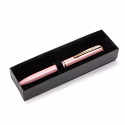 Pentel EnerGel Style Gel Pen with Gift Box  Pastel Pink Barrel  Black Ink  (0.7mm) Medium Line