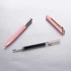 Pentel EnerGel Style Gel Pen with Gift Box  Pastel Pink Barrel  Black Ink  (0.7mm) Medium Line