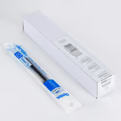 Pentel Refill Ink - for EnerGel Gel Pen  1.0mm Metal Tip  Bold  Blue Ink  Pack of 6 Refills (LR10-6C)
