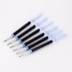 Pentel Refill Ink - For EnerGel Gel Pen 0.7mm Metal Tip Medium Blue Ink Pack of 6 Refills(LR7-6C)