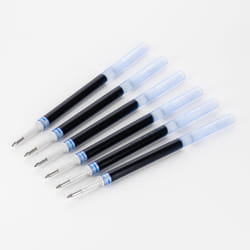Pentel Refill Ink - For EnerGel Gel Pen  0.7mm Metal Tip  Medium  Blue Ink  Pack of 6 Refills(LR7-6C)