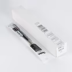 Pentel Refill Ink - for EnerGel Gel Pen  0.3mm Needle Tip  Extra Fine  Black Ink  Pack of 6 Refills (LRN3-6A)