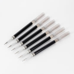 Pentel Refill Ink - for EnerGel Gel Pen  0.7mm Needle Tip  Fine  Black Ink  Pack of 6 Refills (LRN7-6A)