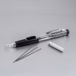 Pentel Twist-Erase Click Mechanical Pencil  (0.9mm)  Pack of 6 Pencils with 2 Pack of Lead Refills (PD279TLBP6M)