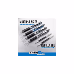 Pentel EnerGel RTX Retractable Liquid Gel Pen  Happiness Hue  0.7mm  Red  Orange and Yellow ink  Pack of 3 Pens BL77HAPBP3M