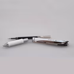 Pentel Energel Rtx Retractable Pearl Pens - Needle Tip - Fine Point  0.5 mm - Energel Liquid Gel Ink Pens  Pack of 5 + 3 Refills