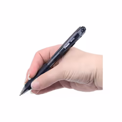 Pentel Wow! Retractable Ballpoint Pen - Black And Blue Ink Pens Medium Point - 1.0mm - 18 pack (9 Black & 9 Blue) - Triangle Pens - Model Wow Bk440