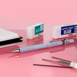 Pentel Sharp 1.3 Mechanical Pencil  (1.3mm)  Extra Thick Line  Includes Refill Lead  Writing/Office/Test-Taking Pencil  Pastel Blue Barrel (AM13LBPS)