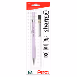 Pentel Sharp 1.3 Mechanical Pencil (1.3mm) Extra Thick Line Includes Refill Lead Writing/Office/Test-Taking Pencil Paste ...