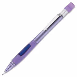 Pentel Quicker Clicker Automatic Pencil  0.7mm  Transparent Barrel  Assorted Barrel Colors  Color May Vary  1 Pack (PD347BP-K6)