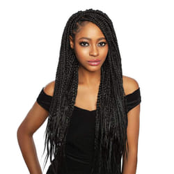 Mane Concept Braids A Fri-Naptural BRD308 3X I Define Easy Knotless Braid 52 2-PACK  1B