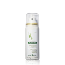 Klorane Dry Shampoo with Oat Milk Ultra-Gentle All Hair Types No White Residue Paraben & Sulfate-Free Travel Size 1 Ounce Pack of 1 Yellow