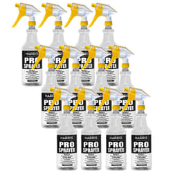 HARRIS Professional Spray Bottle 32oz (12-Pack)  All-Purpose with Clea