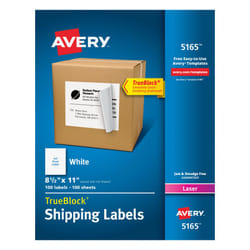 Avery 5165 White Self-adhesive printer label