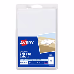 Avery 5292, White, Self-adhesive printer label, A4, Laser/Inkjet, Permanent, Rectangle