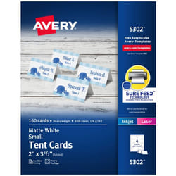 Avery 5302 business card Laser/Inkjet White 160 pc(s)