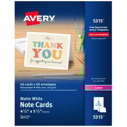 Avery 5315 Standard greeting card 60 pc(s)