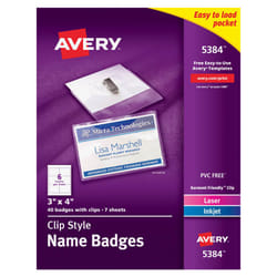 Avery 5384 Badge 40 pc(s)