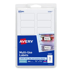 Avery 5430 self-adhesive label Rounded rectangle Removable White 504 pc(s)