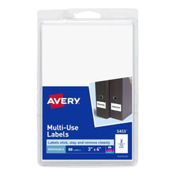 Avery 5453 self-adhesive label Rectangle Removable White 80 pc(s)