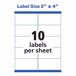 Avery 5523 White Self-adhesive printer label