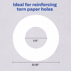 Avery 5720 self-adhesive label Circle Permanent White 1000 pc(s)