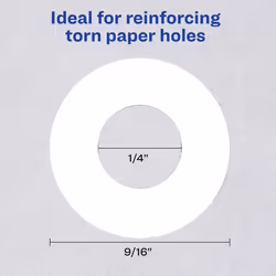 Avery 5729 self-adhesive label Circle Permanent White 200 pc(s)