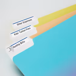 Avery 5766 Blue, White Self-adhesive printer label