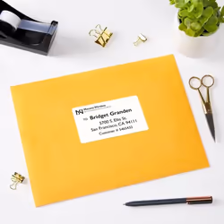 Avery 5815 addressing label Self-adhesive label White