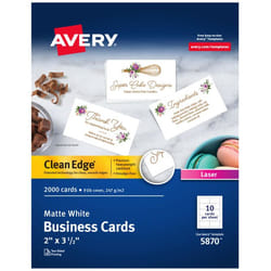 Avery 5870 business card Laser White 2000 pc(s)
