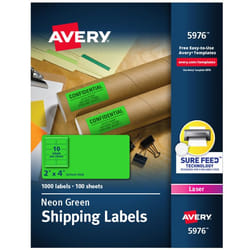 Avery 5976 Green Self-adhesive printer label
