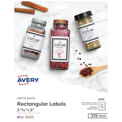 Avery 6490 White Self-adhesive printer label