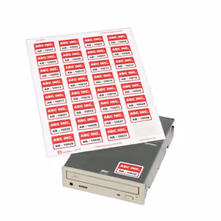 Avery 6570 self-adhesive label Rectangle Permanent White 480 pc(s)