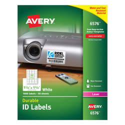 Avery 6576 White Self-adhesive printer label