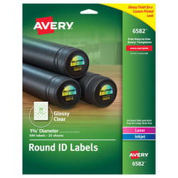 Avery 6582 Transparent Self-adhesive printer label