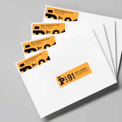 Avery 6870 Self-adhesive label White