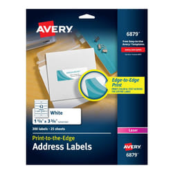 Avery 6879 White Self-adhesive printer label