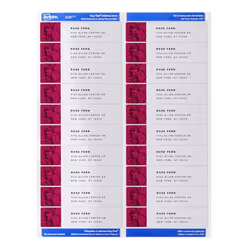 Avery 8161 Self-adhesive label White