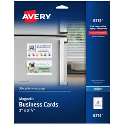 Avery 8374 business card Inkjet White 30 pc(s)