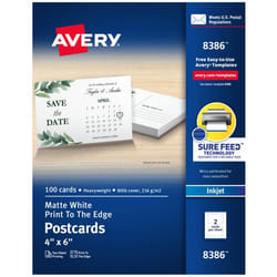 Avery 8386 printing paper Matt 50 sheets White