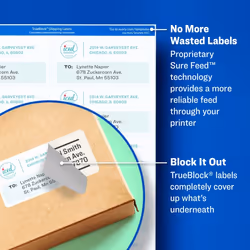 Avery 08464 addressing label Self-adhesive label White
