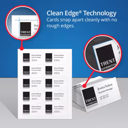 Avery 08877 business card Inkjet Cardboard White 400 pc(s)