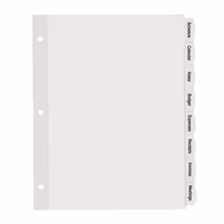 Avery 14433 divider Translucent, White 1 pc(s)