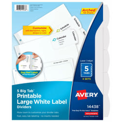 Avery 14438 divider Translucent 1 pc(s)