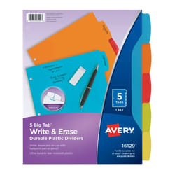 Avery 16129 divider Plastic Multicolour 1 pc(s)